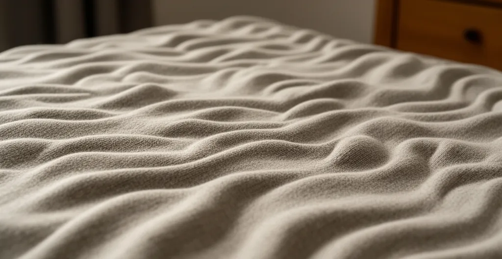 Détail d'un textile avec structure 3D pour le drainage lymphatique